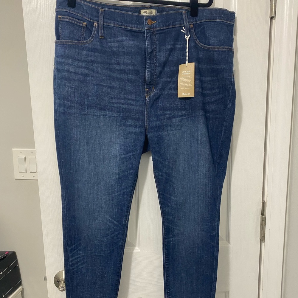 Madewell 10” Hi-Rise Skinny Jeans Size 37
